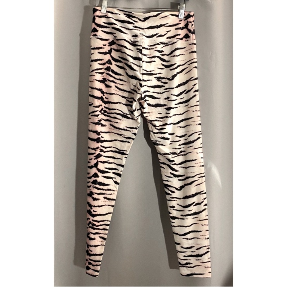 Forever 21 Lg TIGER STRIPE Retro LEGGING Bold Athleisure Y2K AF Fun Flirty Sexy - Picture 2 of 2